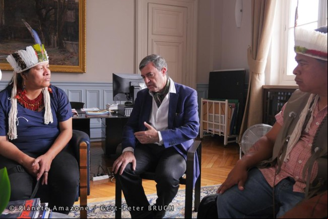 Valdelice Veron, Jean-Pierre Lecoq et Natanael Vilharva Caceres Valdelice Veron, Jean-Pierre Lecoq et Natanael Vilharva Caceres