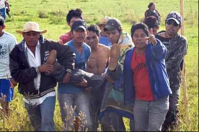 Scandaleux : un Indien Terena est assassiné au Brésil par la police lors d’une action à Sidrolândia pour récupérer les terres de son peuple