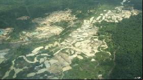 L'accroissement de l'orpaillage détruit la forêt et divise les Indiens Kayapó au Pará