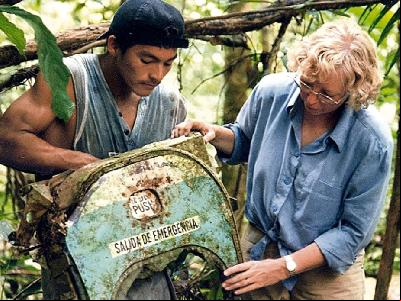 Rescapée d'une catastrophe aérienne, elle plaide pour l'Amazonie qui l'a sauvée