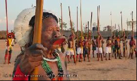 Chief Raoni Metuktire - Statement of  to the Munduruku people fighting future powerplants on the Tapajós and Teles Pires Rivers