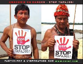 VISITE EXCEPTIONNELLE EN EUROPE DE DEUX FIGURES EMBLÉMATIQUES DE LA LUTTE CONTRE LES GRANDS BARRAGES AMAZONIENS
